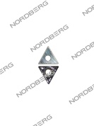 nordberg запчасть резцы (2 шт/комплект) для nl1/nl2
