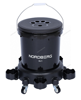 ведро для мойки на колесах nordberg bu1