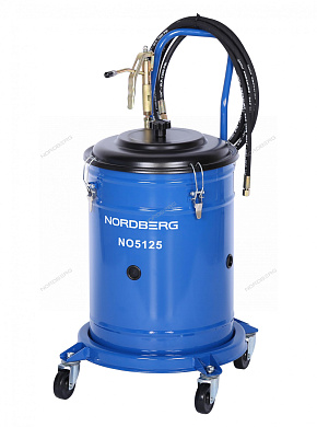 установка электрическая для раздачи густой смазки с баком, 25 л nordberg no5125