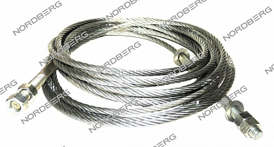 трос для подъемника 4440t (l=3025мм) nordberg 4440t#r3025
