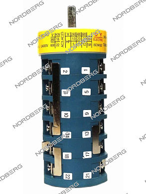 переключатель пакетный (2-х скоростной)  nordberg ct-d-7100007