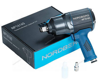 пневмогайковерт ударный 3/4", 2000 нм nordberg np16160
