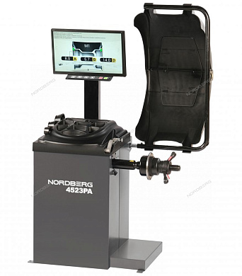станок балансировочный автоматический с дисплеем, серый nordberg 4523pa(g)